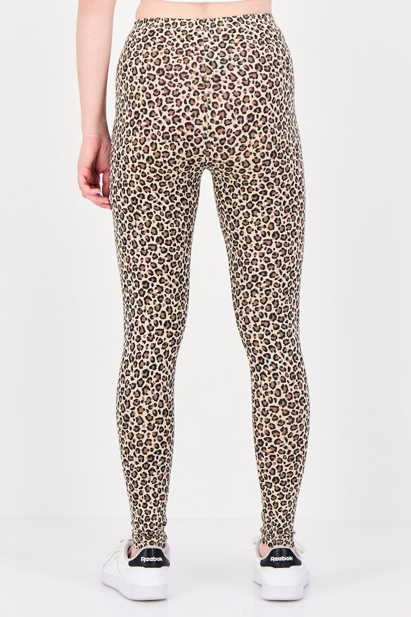 Tchibo Women Pull On Animal Print Leggings, Multicolor - Image 4